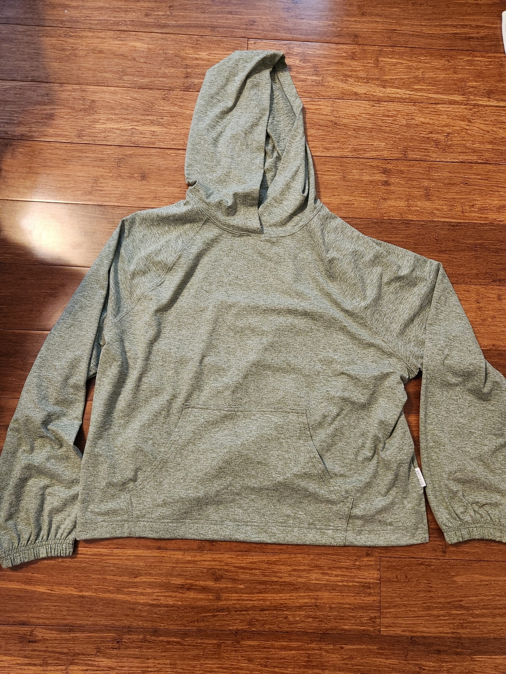 New Offline By Aerie Women's Weekend Away Hoodie, Olive Fun Green Pullover, M